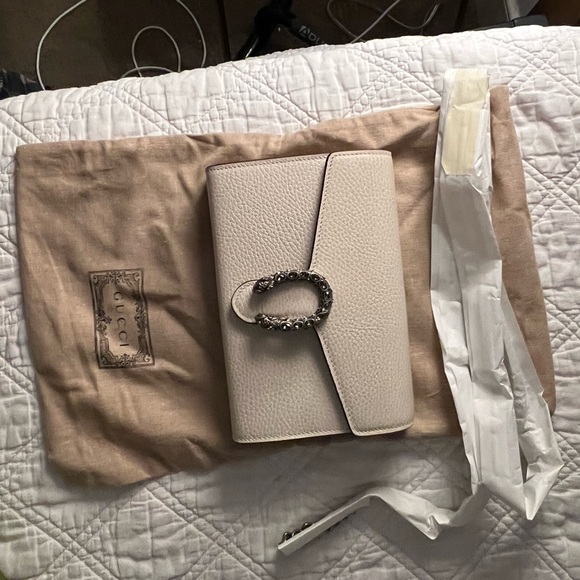 Gucci Dionysus Mini Leather Chain Wallet - Picture 10 of 11
